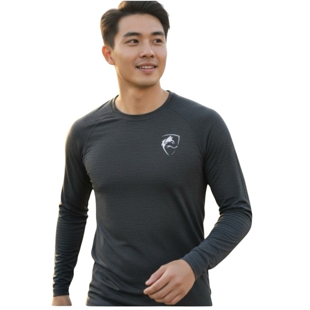 Alphalete Long Sleeve Performance‎ Pullover Men's Size M Athleisure Activewear